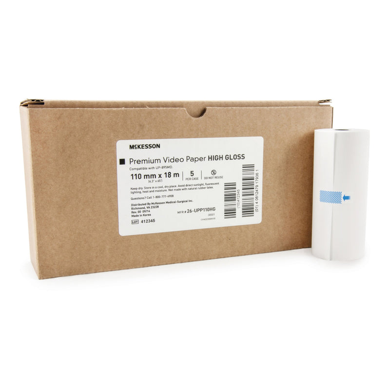 McKesson Premium Video Paper - High Gloss, 1 Case of 5 (Diagnostic Recording Paper and Film) - Img 6