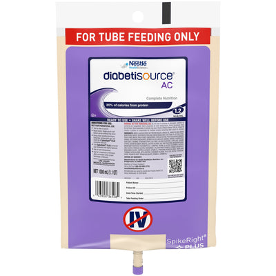 Diabetisource® AC Tube Feeding Formula, 33.8 oz. Bag, 1 Each (Nutritionals) - Img 1