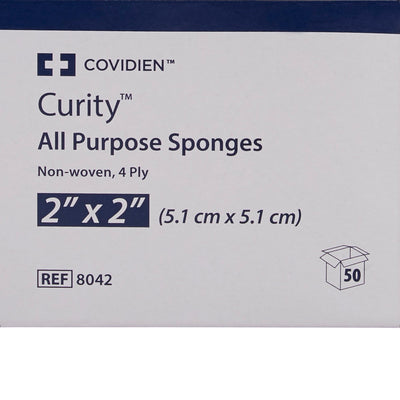 Curity™ Sterile Nonwoven Sponge, 2 x 2 Inch, 1 Tray of 25 (General Wound Care) - Img 4