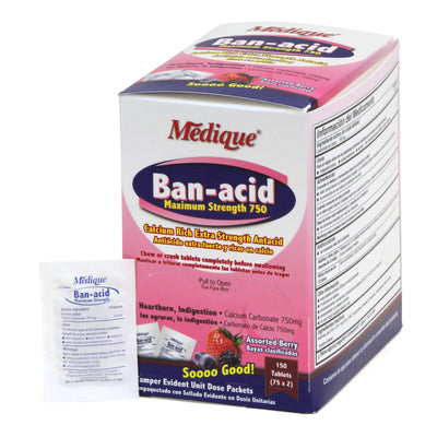 Ban-Acid® Calcium Carbonate Antacid, 1 Box (Over the Counter) - Img 1