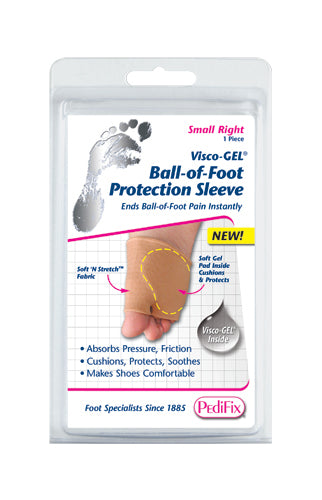 Visco-GEL Ball-of-Foot Protection Sleeve Small Right (Metarsal Cushions & Pads) - Img 1