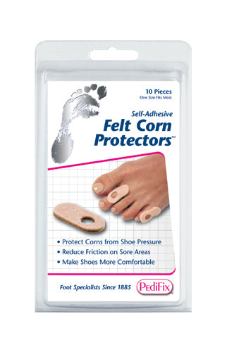 Felt Corn Protectors (Pk/10) (Callous, Corn & Wart Removers) - Img 1