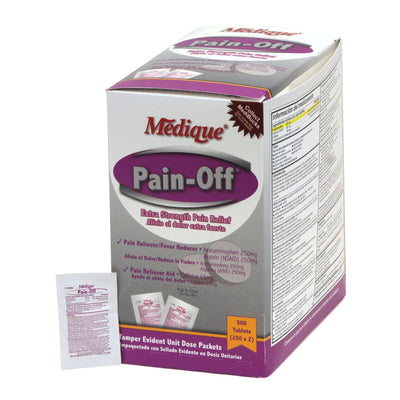 Pain-Off® Acetaminophen / Aspirin / Caffeine Pain Relief, 1 Box of 500 (Over the Counter) - Img 1