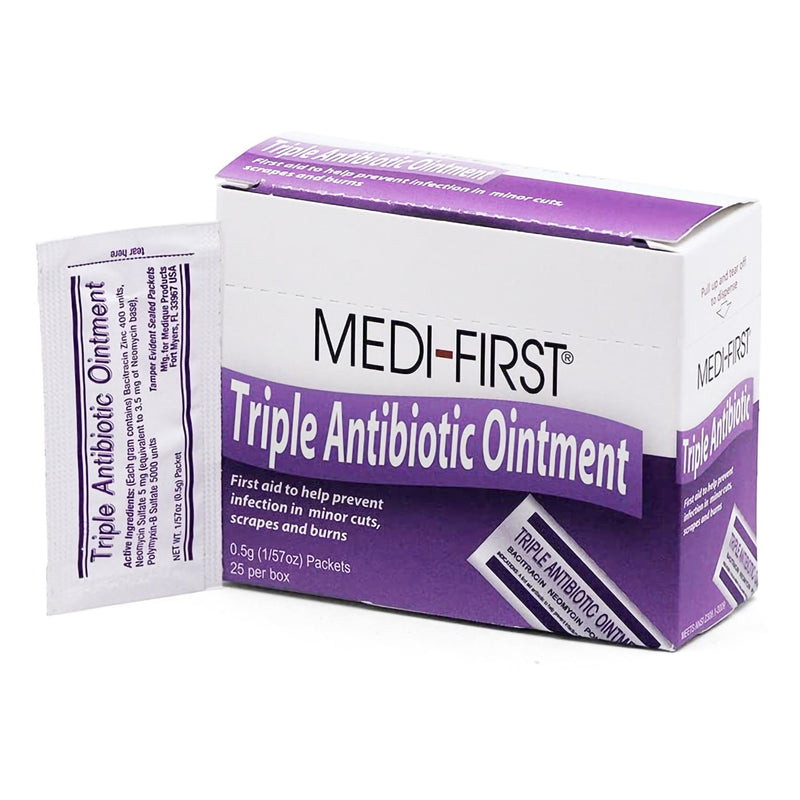 Medi-First® Bacitracin / Neomycin / Polymyxin B First Aid Antibiotic, 1 Case of 900 (Over the Counter) - Img 1