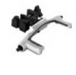 B. Braun Space Pole Clamp, 1 Each (IV Therapy Accessories) - Img 1
