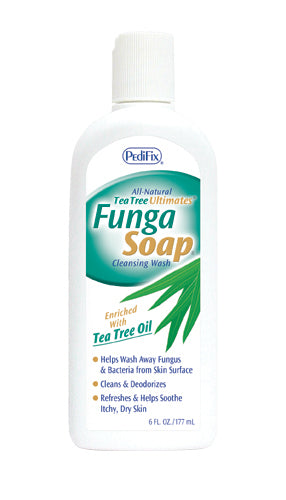 FungaSoap Tea Tree Ultimates 6oz. Cleansing Wash (Foot Sprays, Balm, Lotions) - Img 1