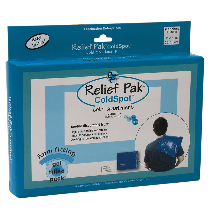 Relief Pak® ColdSpot™ Blue Vinyl Pack, 11 x 14 Inch, 1 Each (Treatments) - Img 2