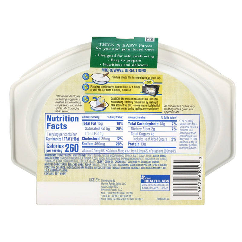 Thick & Easy® Purées Scrambled Eggs / Potatoes Thickened Food, 7-ounce Tray, 1 Case of 7 (Nutritionals) - Img 5