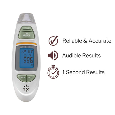 Veridian Infrared Thermometer, Tympanic Ear Digital Talking Thermometer, 1 Each (Thermometers) - Img 7