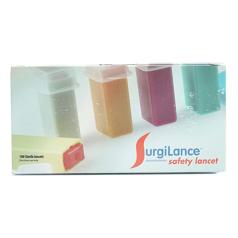 Surgilance® Safety Lancet, 1 Box of 100 (Diabetes Monitoring) - Img 2