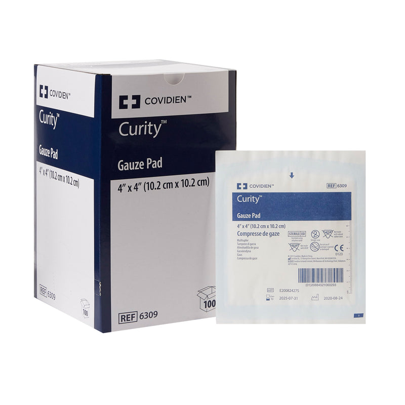 Curity™ Sterile Gauze Sponge, 4 x 4 Inch, 1 Each (General Wound Care) - Img 1