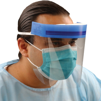 CrossTex® Wraparound Face Shield, 1 Case of 288 (Face Shields) - Img 1