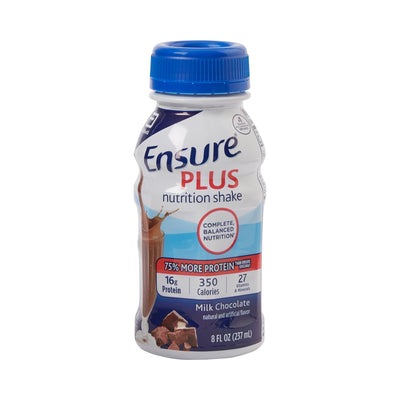 Ensure® Plus Chocolate Oral Supplement, 8 oz. Bottle, 1 Case of 24 (Nutritionals) - Img 1