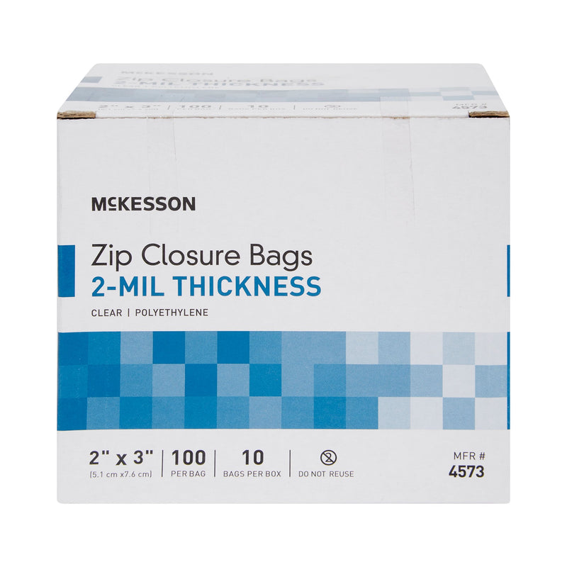 McKesson Zip Closure Bag, 2 x 3 in., 1 Bag (Bags) - Img 2