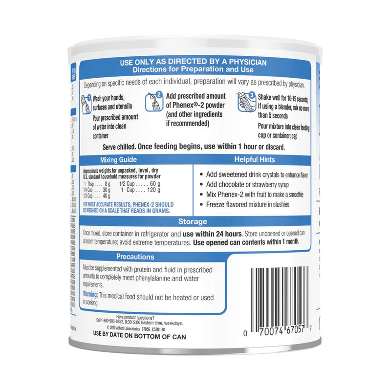 Phenex®-2 Vanilla PKU Oral Supplement, 14.1 oz. Can, 1 Each (Nutritionals) - Img 3