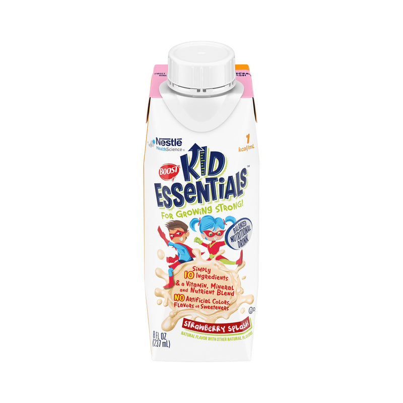 Boost® Kid Essentials™ Strawberry Pediatric Oral Supplement, 8 oz. Carton, 24 per Case, 1 Case of 24 () - Img 1