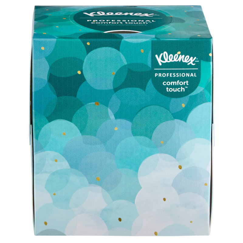 Kleenex Facial Tissue, 2-Ply, Cube Container, Boutique White, 8-2/5" X 8-2/5", 1 Case of 36 (Facial Tissues) - Img 2