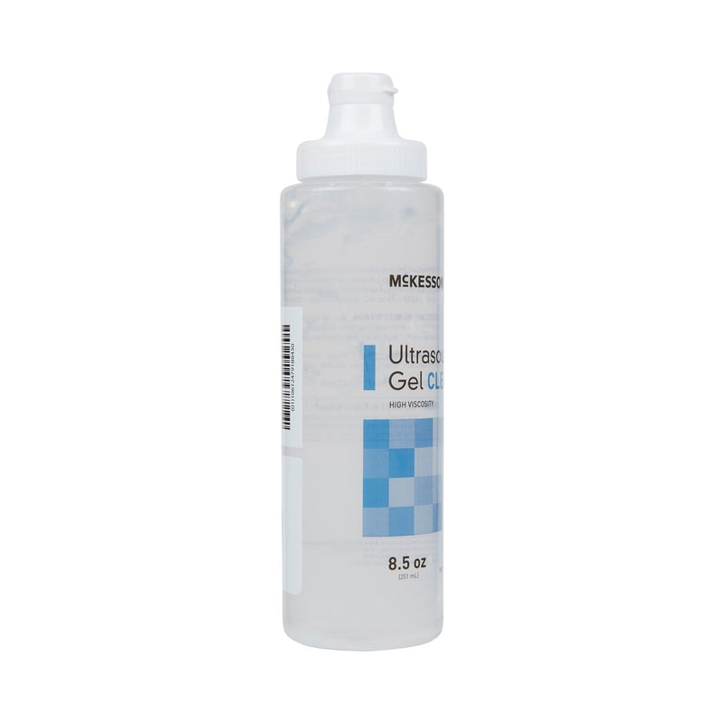 McKesson Ultrasound Gel, Clear, 250 mL (8.5 oz.) Bottle, Ultrasound and Laser Transmission, 1 Case of 12 (Conductive Gel and Cream) - Img 5