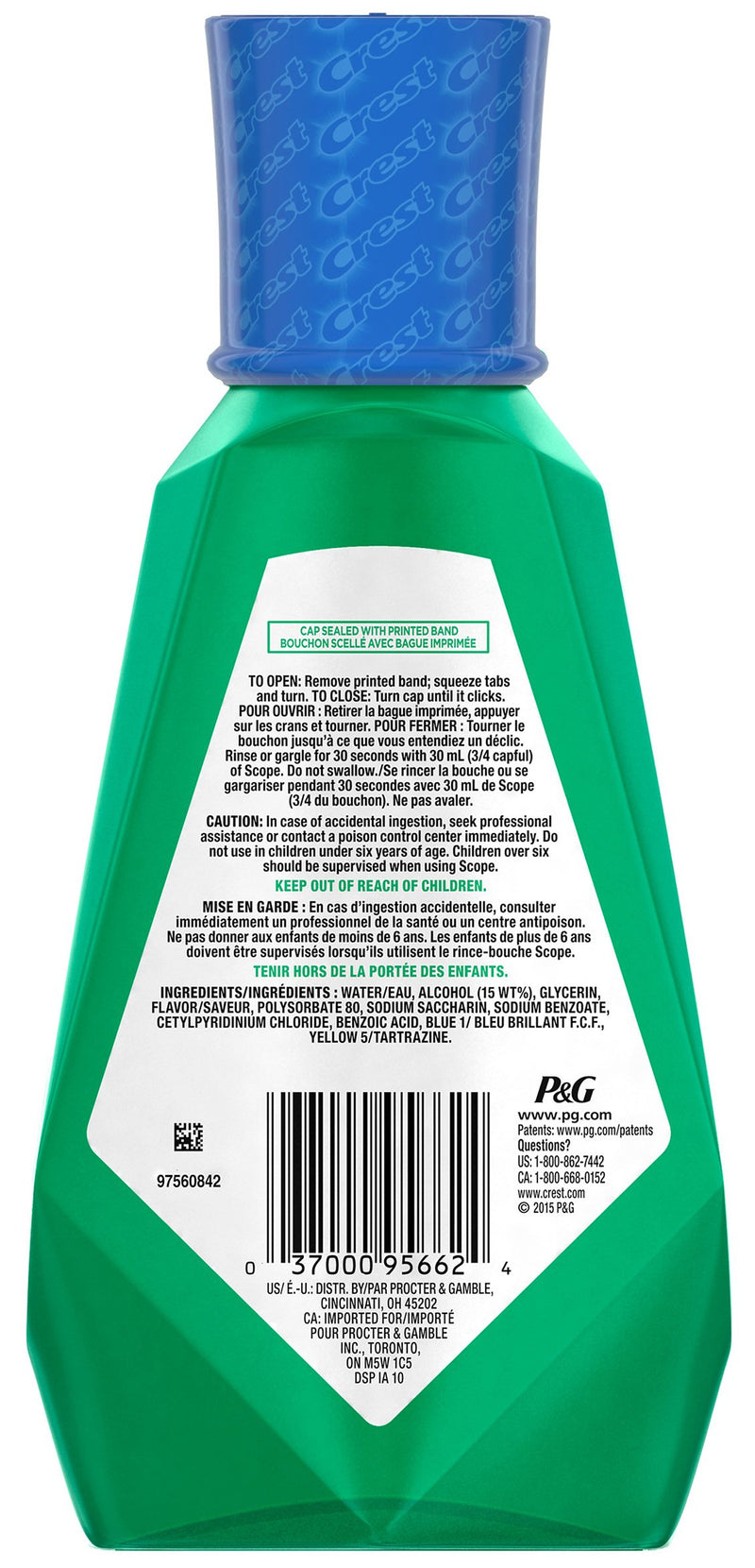 SCOPE, MOUTHWASH ORIGINAL MINT1L (Mouth Care) - Img 2