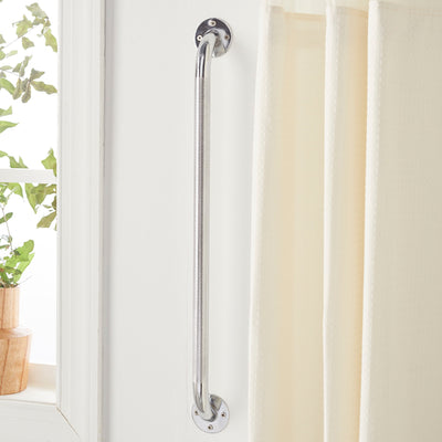 drive™ Wall Grab Bar, Chrome, 24 Inch, 1 Each (Safety and Grab Bars) - Img 6