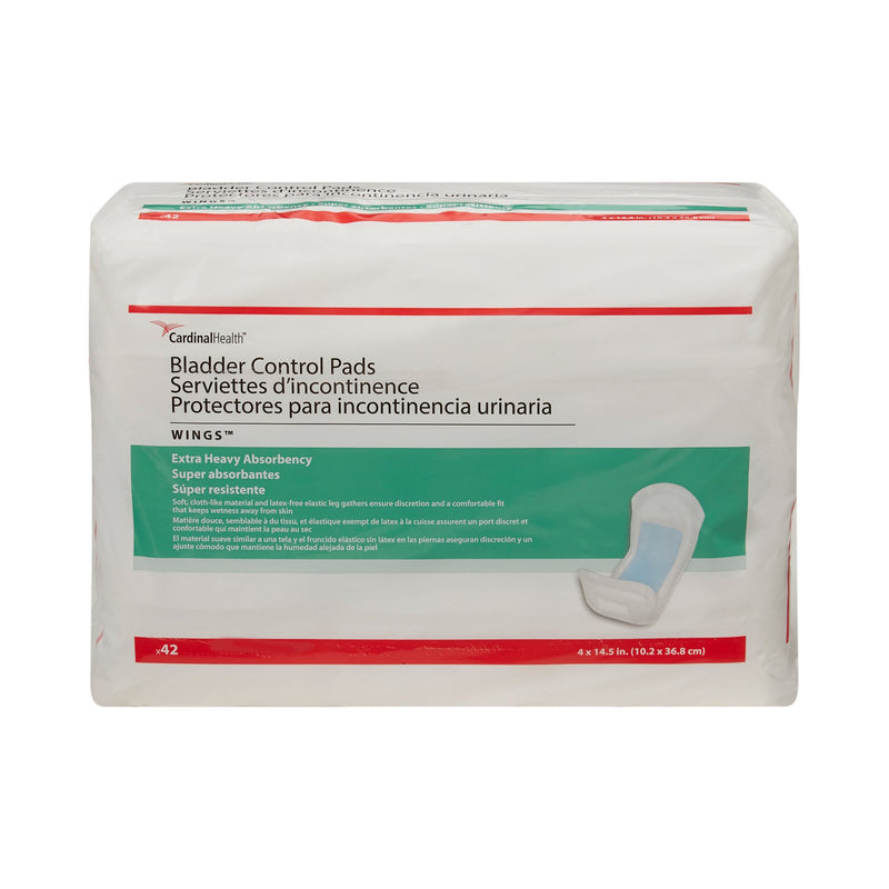 Sure Care Bladder Control Pads, Extra Heavy Absorbency, Adult, Unisex, Disposable, 4 X 14-1/2 Inch, 1 Case of 168 () - Img 2