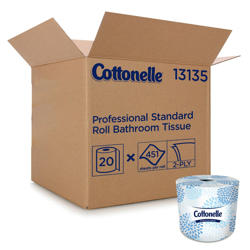 Cottonelle® Professional Standard Roll Toilet Paper, 1 Case of 20 (Toilet Tissues) - Img 1