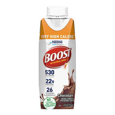 Boost® Very High Calorie Chocolate Oral Supplement, 8 oz. Carton, 1 Each (Nutritionals) - Img 1