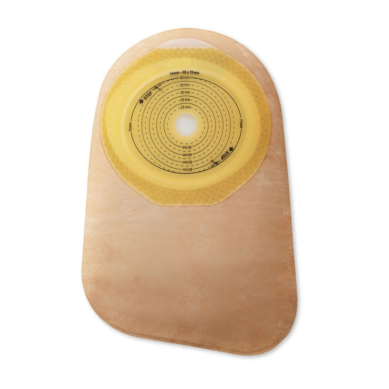 Premier™ One-Piece Closed End Beige Colostomy Pouch, 9 Inch Length, 1-3/8 Inch Stoma, 1 Box of 30 (Ostomy Pouches) - Img 2