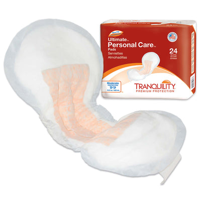 Tranquility® Ultimate Bladder Control Pad, 6½ x 13½ Inch, 1 Case of 96 () - Img 1