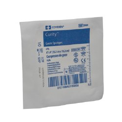 Curity™ Sterile USP Type VII Gauze Sponge, 4 x 4 Inch, 1 Case of 1600 (General Wound Care) - Img 1