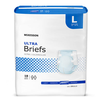 McKesson Ultra Heavy Absorbency Incontinence Brief, Large, 1 Bag () - Img 1