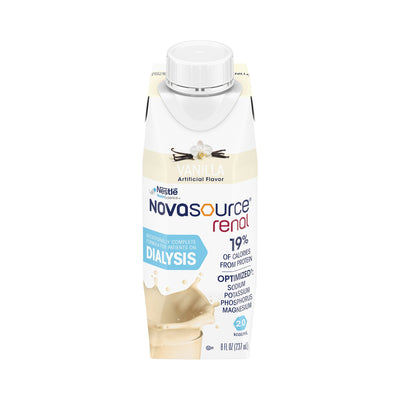 Novasource® Renal Vanilla Oral Supplement, 8 oz. Carton, 1 Each (Nutritionals) - Img 1