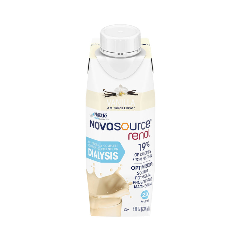 Novasource® Renal Vanilla Oral Supplement, 8 oz. Carton, 1 Each (Nutritionals) - Img 1