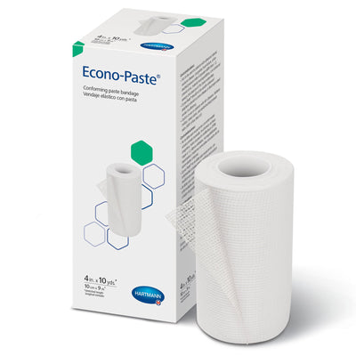 Econo-Paste® Impregnated Conforming Dressing, 4 Inch x 10 Yard, 1 Case of 12 (General Wound Care) - Img 1