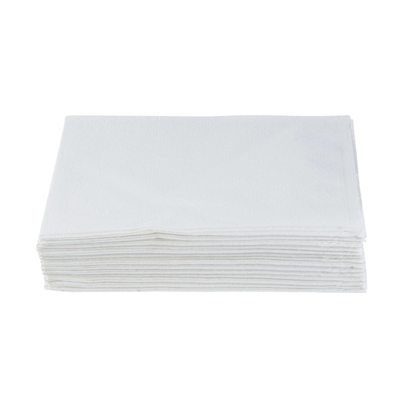 McKesson White Tissue/Poly Pillowcase, 21 x 30 Inch, 1 Case of 100 (Pillowcases) - Img 1