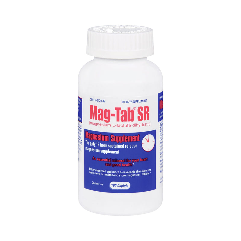Mag-Tab® SR Magnesium Mineral Supplement, 1 Box of 100 (Over the Counter) - Img 1