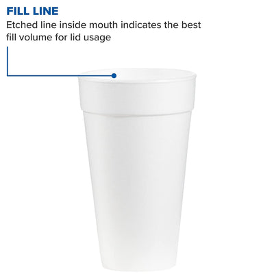 WinCup® Styrofoam Drinking Cup, 24 oz., 1 Case of 300 (Drinking Utensils) - Img 4