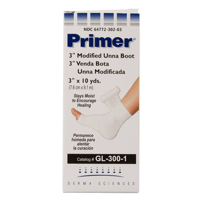 Primer® Unna Boot with Zinc Oxide, 3 Inch x 10 Yard, 1 Dozen (General Wound Care) - Img 1