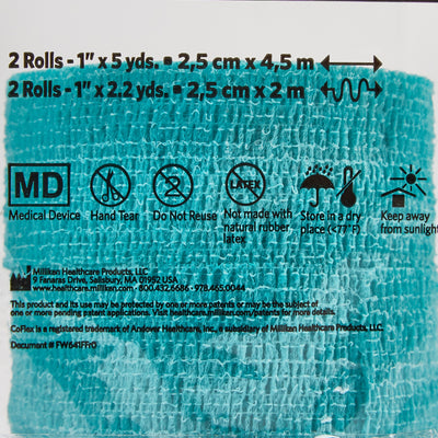 CoFlex® NL Self-adherent Closure Cohesive Bandage, 1 Inch x 5 Yard, 1 Roll (General Wound Care) - Img 6