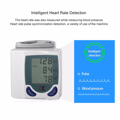 Digital LCD Wrist Blood Pressure Monitor - Best BP Device For The Home 5