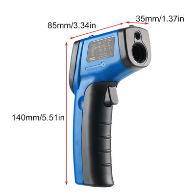 Digital Body Temperature for Fever Measurement - Forehead - Non-Contact Infrared LCD IR Thermometer for Babies & Adults