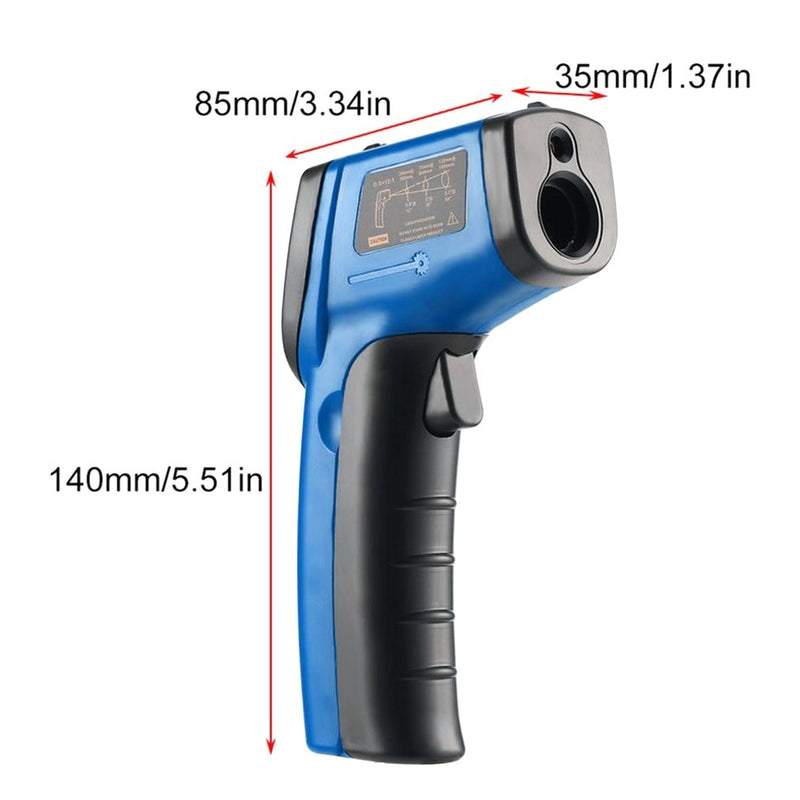 Digital Body Temperature for Fever Measurement - Forehead - Non-Contact Infrared LCD IR Thermometer for Babies & Adults