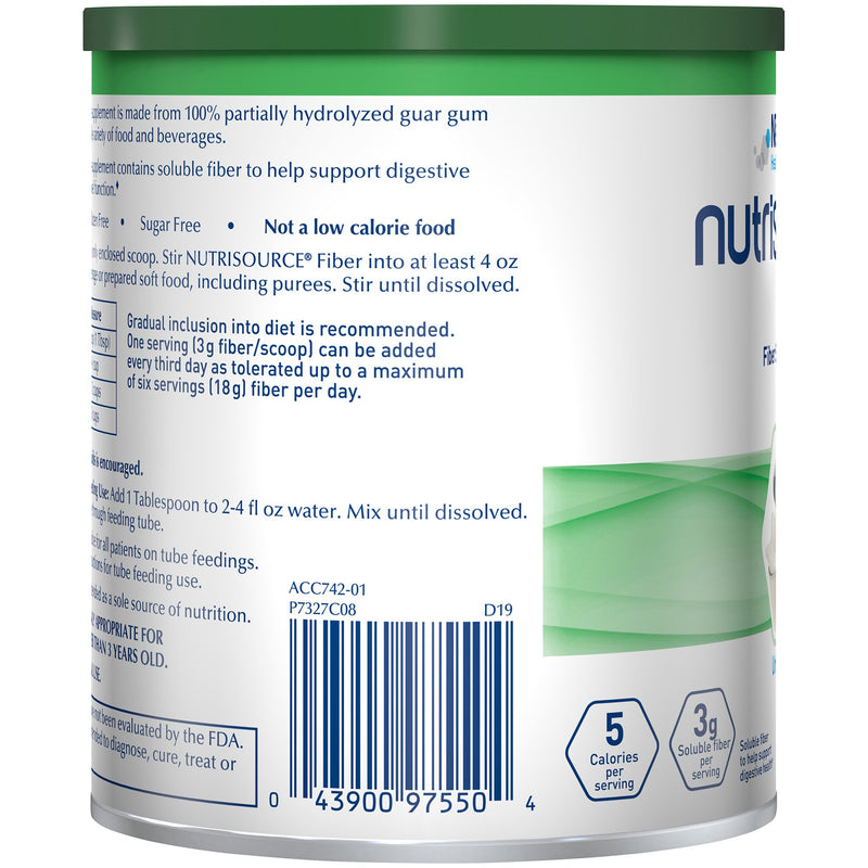 Nutrisource® Fiber Oral Supplement, 7.2 oz. Canister, 1 Case of 4 (Nutritionals) - Img 7