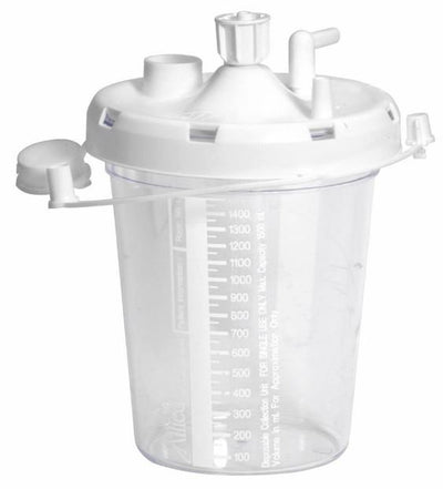 Allied® Suction Canister for use with OptiVac® Aspirators, 1500 mL, 1 Each (Suction Canisters and Liners) - Img 1