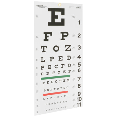 McKesson Eye Test Chart, 1 Bag of 5 (Optometry) - Img 3