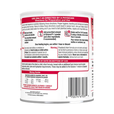 Glutarex®-1 Amino Acid-Modified Infant Formula With Iron, 14.1 oz. Can, 1 Case of 6 () - Img 3