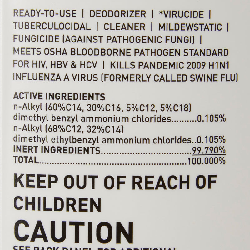 McKesson Pro-Tech Surface Disinfectant Cleaner Alcohol-Based Liquid, Non-Sterile, Floral Scent, 1 gal Jug, 1 Case of 4 (Cleaners and Disinfectants) - Img 3