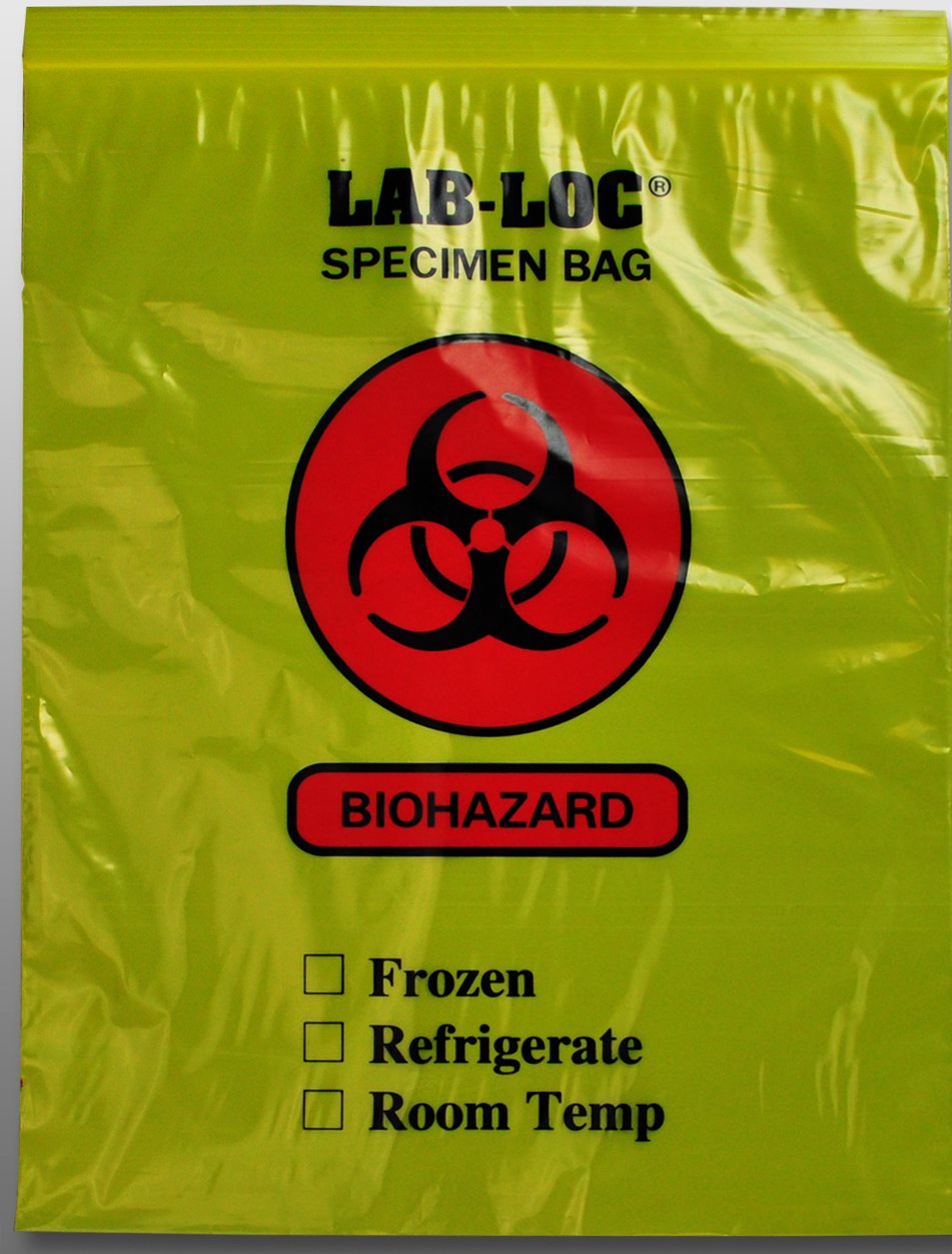 LAB-LOC® Specimen Transport Bag, 12 x 15 Inch – Medical Supply HQ