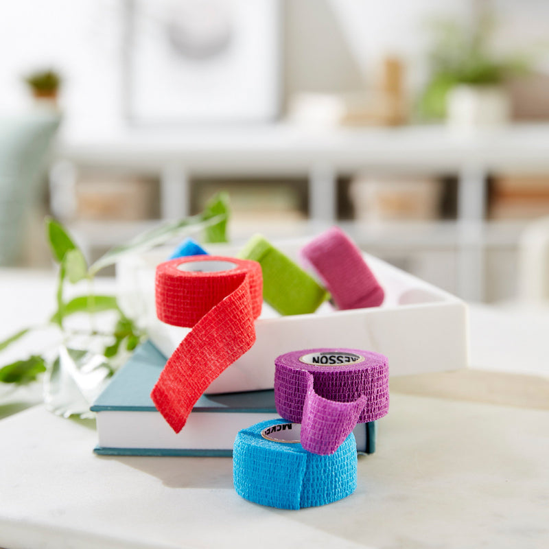 McKesson Self-adherent Closure Cohesive Bandage, 1 Inch x 5 Yard, 1 Case of 30 (General Wound Care) - Img 7