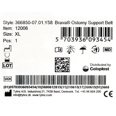 Brava® Ostomy Support Belt, 1 Box (Ostomy Accessories) - Img 4